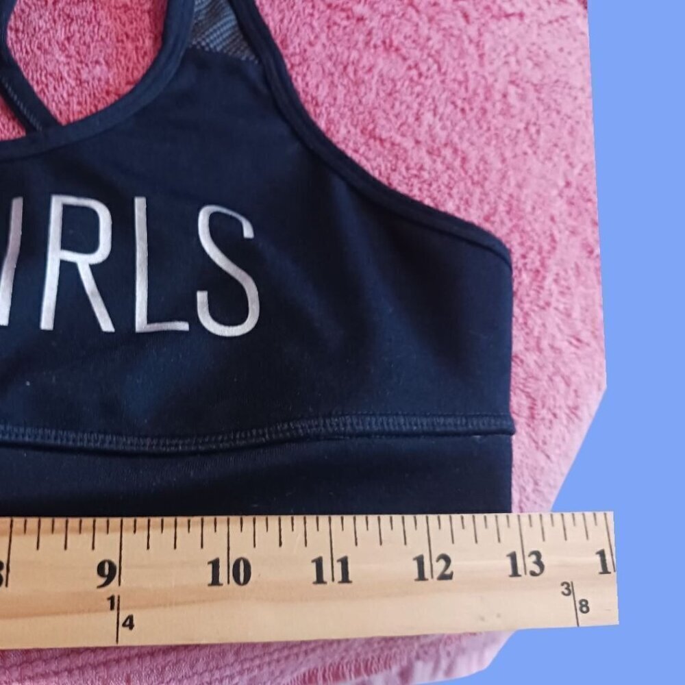 GH Sport Womens Racerback Sports Bra Black & Gray set of 2 - Picture 12 of 16